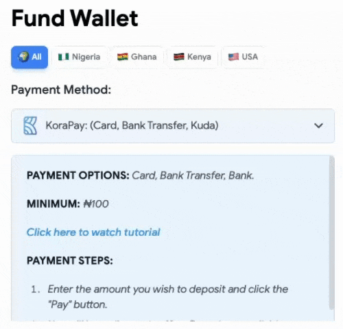 Multiple Payment Options